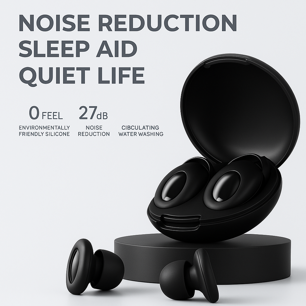 Reusable Earplugs for Sleep, Travel & Work