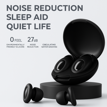 Reusable Earplugs for Sleep, Travel & Work